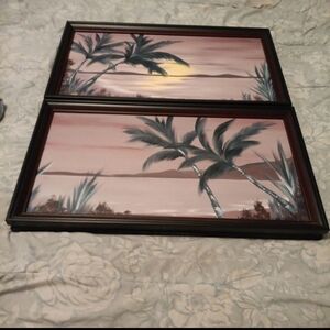 2Oil On Canvas paintings Signed J Murray